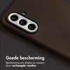 Accezz Vintage Leather Magsafe Backcover voor de Samsung Podgląd zdjęcia produktu 4