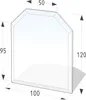 Glasbodenplatte, Bodenschutzplatte, Glasvorlegeplatte, 8mm, Produktbild-Vorschau 2