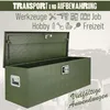 Deichselbox Grün Werkzeugkasten Truckbox Alu Box Anhänger Produktbild-Vorschau 3