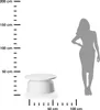 HowHomely | Tavolino - OTTO2 - Bianco - Design moderno - Anteprima dell’immagine prodotto 6