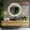 SAVE ®HOME Okrągłe lustro łazienkowe LED - 60 cm - Podgląd zdjęcia produktu 8