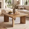 Tribesigns Couchtisch aus Holz 80 cm, im Landhausstil mit Produktbild-Vorschau 8