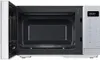 An open microwave oven shown from the front. Produktbild-Vorschau