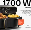 Klarstein AuraAir Color Touch Dual Heißluftfritteuse – 11L Produktbild-Vorschau 4