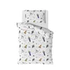 Babybettwäsche Space Rakete 100x135 + 40x60 cm, 2-teilig,  Produktbild-Vorschau 1