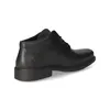 A black leather boot is shown from the side against a white background. Podgląd zdjęcia produktu
