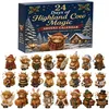 24-Tage 3D Highland Cow Magic Adventskalender 2026 Produktbild-Vorschau 1