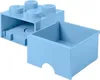 LEGO úložný box 4 s šuplíkem - světle modrá Produktbild-Vorschau 14