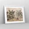 Gerahmtes Poster - Weißer Rahmen - Wald Blatt Baum - 50x40 Produktbild-Vorschau 8