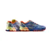 Trailrunning-Schuhe für Damen; Modell "Bushido III Woman" von La Sportiva in Blau und Gelb mit rutschfester Sohle. Podgląd zdjęcia produktu
