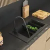 Granitan | Granitový drez – čierny – 68,6 x 42,7 cm – Náhľad obrázku produktu 11