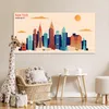 MuchoWow® Poster New York - Bild - Sonne 150x75 cm - ohne Produktbild-Vorschau 7