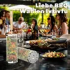 Nestbar Rollender Grillkorb,Abnehmbarer Wärmedämmung Produktbild-Vorschau 5