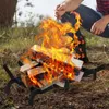 XMTECH Wytrzymały ruszt do kominka wykonany ze stali Podgląd zdjęcia produktu 11