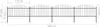 Gartenzaun mit Speerspitzen Stahl (1,25 - 1,5) x 6,8 m Produktbild-Vorschau 5