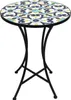 Mosaik Mosaiktisch Gartentisch Bistrotisch Tisch 60cm Anteprima dell’immagine prodotto
