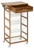Wózek kuchenny ACACIA z 4 koszami, 89 cm Podgląd zdjęcia produktu 2