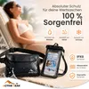 Wasserdichte Bauchtasche mit Handyhülle: Schwarz Farbe: Produktbild-Vorschau 2