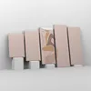 Bild auf Leinwand - Leinwandbild - 5 Teile - Buntstift Frau Produktbild-Vorschau 4