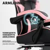 Ergonomischer Gaming Stuhl mit Lendenstütze und Kopfstütze, Produktbild-Vorschau 3