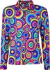 DISCO Shirt Bunte Kreise 70er 80er Outfit Kostüm Karneval Produktbild-Vorschau 4