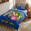 Super Mario Luigi Bowser Peach Bettwäsche Set 135/140x200 Produktbild-Vorschau 2