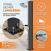CASARIA® Solardusche 35 Liter UV-beständig Edelstahl Ablage Produktbild-Vorschau 3