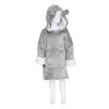 Kapuzensweater-Plaid "Bear" - grau - Atmosphera créateur Produktbild-Vorschau 1