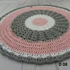 Kulatý háčkovaný koberec / průměr 100 cm / 5 mm bavlněný Náhled obrázku produktu 8