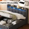 Flieks Polsterbett 160x200cm mit Ladefunktion (USB & Produktbild-Vorschau 4