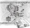 Pán prstenů - deka, mapa světa TV18893 (jedna velikost) Náhled obrázku produktu 2
