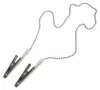 A pair of napkin clips connected by a beaded chain, shown against a white background. Produktbild-Vorschau