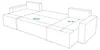 FURMEB AMBRO Ecksofa U-Form Schlafsofa Schlaffunktion Produktbild-Vorschau 7