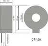 Tense EM-100DIN Einbaumessgerät 1A-100A 3-Phasig Produktbild-Vorschau 5