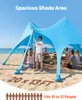 VEVOR Strandzelt mit Sonnenschutz (UPF 50+) 6,1 x 4 x 2,8 Produktbild-Vorschau 2