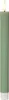 A green LED candle with a white base. Produktbild-Vorschau