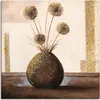 ARTland Leinwandbild Goldene Vasen II Größe: 30x30 cm Produktbild-Vorschau 1