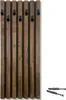 Appendiabiti modulare in legno - doghe 98cm marrone Anteprima dell’immagine prodotto 1