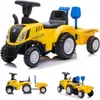 Traktor s přívěsem New Holland žlutý Náhled obrázku produktu 1