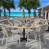 4er-Set ARGOS | Bistro Rattanstuhl | Grau | Rattan | Produktbild-Vorschau 6