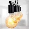 B.K.Licht Pendelleuchte Retro Vintage Schwarz 4-flammig Produktbild-Vorschau 4