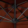 vidaXL Ombrellone da parete con palo in metallo 300 cm Anteprima dell’immagine prodotto 9