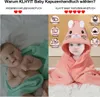 4er Set Babybadetuch, Weiche Kapuzenhandtücher aus Produktbild-Vorschau 5
