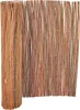A rolled-up and unrolled section of a willow bark fence mat. Náhľad obrázku produktu