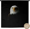MuchoWow® Wandteppich Wandbehang Adler - Vogel - Schwarz Produktbild-Vorschau 1