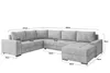 CHIEF U – Ecksofa Couchgarnitur in U-Form mit Produktbild-Vorschau 2