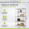 Juskys Lagerregal Basic 4er Set 180x90x40 cm - max. 3500 kg Produktbild-Vorschau 2