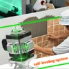 4D 16řádkový laserový vodováha Zelený 360º otočný Náhled obrázku produktu 12