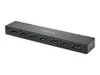 A black Kensington USB 3.0 hub with 7 ports is shown against a white background. Produktbild-Vorschau