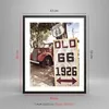Gerahmtes Poster - Schwarzer Rahmen - Straße alt 66 USA - Produktbild-Vorschau 5